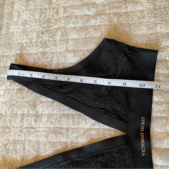 Victoria’s Secret Black Sheer Leopard Lace Bralette Bra Extra Small - Picture 11 of 11